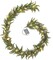 6FT Artificial Evergreen Garland (Evergreen) 8.78 x 6.26 x 5.39 inches